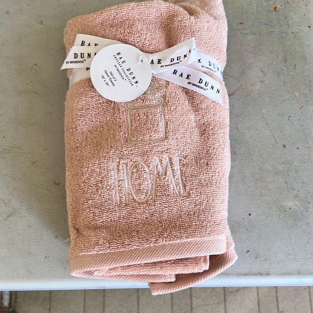 Rae Dunn Hand Towels Set of 2